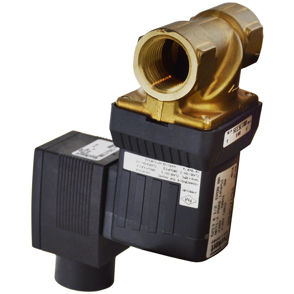 Burkert 2-Way Solenoid Valve Normally Closed 1/2 FPT 240V