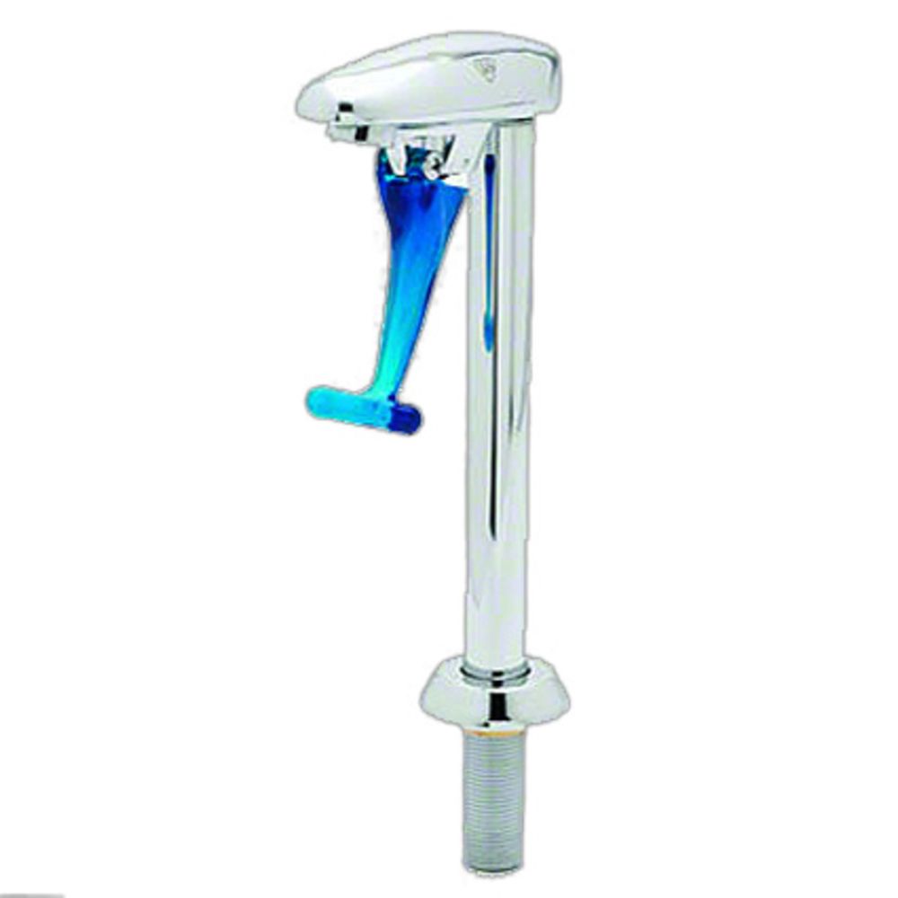 T&S Brass B-1210 Deck Mount Glass Filler with Pedestal, 1/2 IPS Male