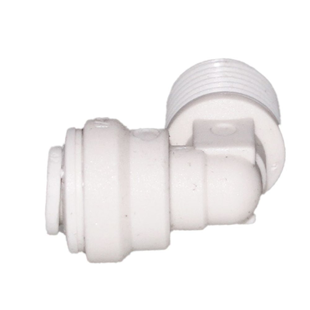 John Guest Fixed Elbow Polypropylene - 3/8 x 1/4 NPTF
