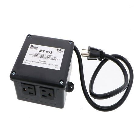 Mountain Plumbing MT953 Cabinet Mount Round Classic Touch Waste Disposer Air Switch