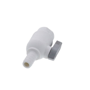 Parker Liquifit Par-Barb Valve Union Connector - 3/8 ID Barb x 3/8 QC