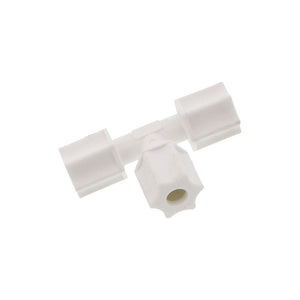 JACO 70-4-P-PG Polypropylene Union Tee 1/4 OD Tube x 1/4 OD Tube x 1/4 OD Tube