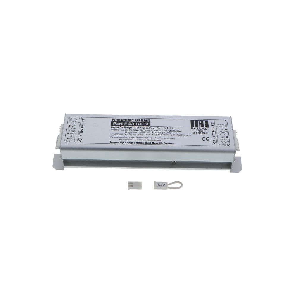Sterilight BA-ICE-3F Electronic Ballast 100-130V or 200-250V