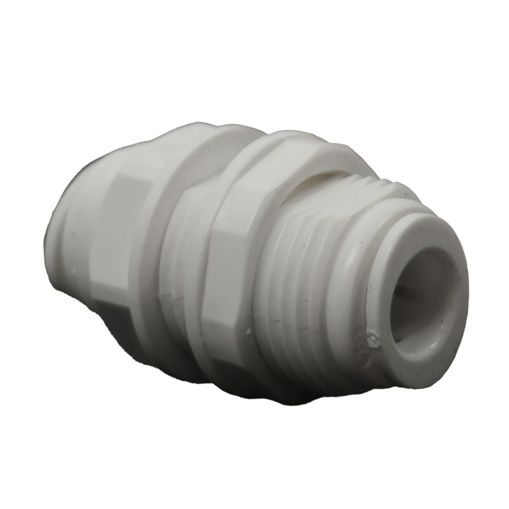 Bulkhead Union Acetal  3/8 qc x 3/8 qc