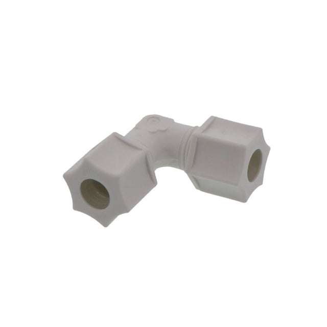 JACO 50-6-P-PG Polypropylene Union Elbow 3/8 OD Tube x 3/8 OD Tube