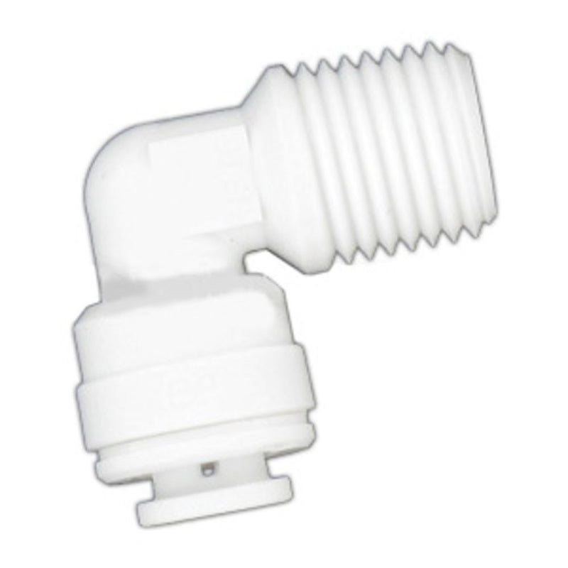 Elbow Check Valve Stainless Steel - 1/4" Push-in x 1/8" MPT