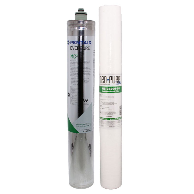 Everpure MC2 + Neo-Pure 20" EC210 Sediment Filters