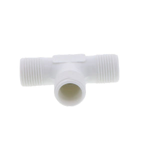 JACO 70-6-P Polypropylene Union Tee 3/8 OD Tube x 3/8 OD Tube x 3/8 OD Tube - Single
