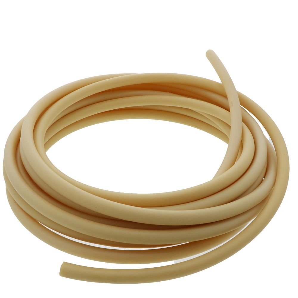 Thermoplastic Rubber Tubing 73A Food Grade Natural [manila] - 1/4 id x 3/8 od