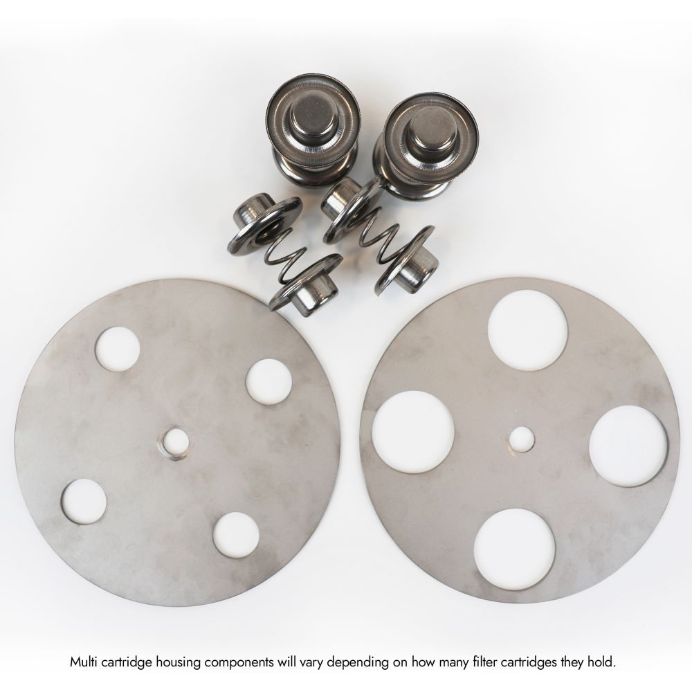 Neo-Pure 12 Round 30" Multi-Cartridge Stainless Steel Housing