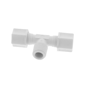 JACO 60-6-6-P-O Polypropylene Male Branch Tee 3/8 OD Tube x 3/8 MPT