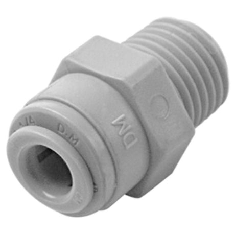 DMfit Straight BSPT Male - 1/2" Push-in x 3/8" BSPT