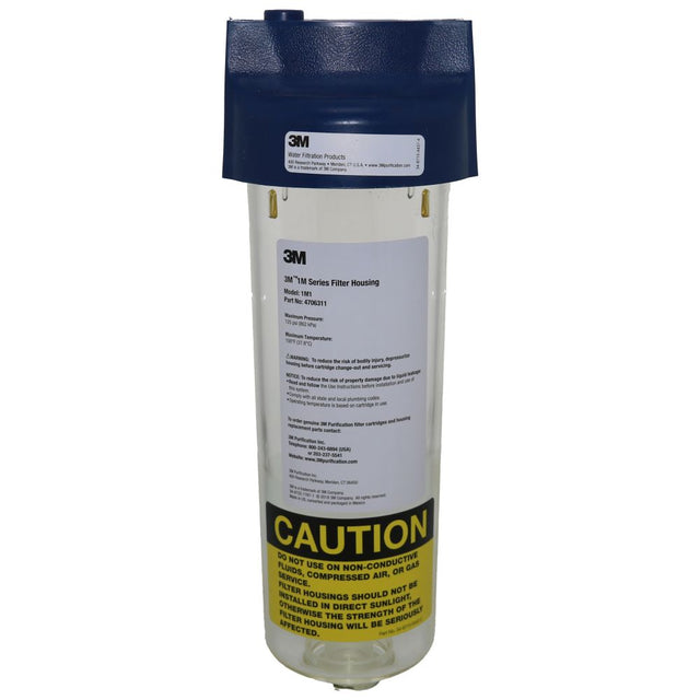 3M 1M Series 10" Clear Housing w/ 3/4" NPT connection