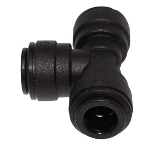John Guest Union Tee BLACK ACETAL - 4mm