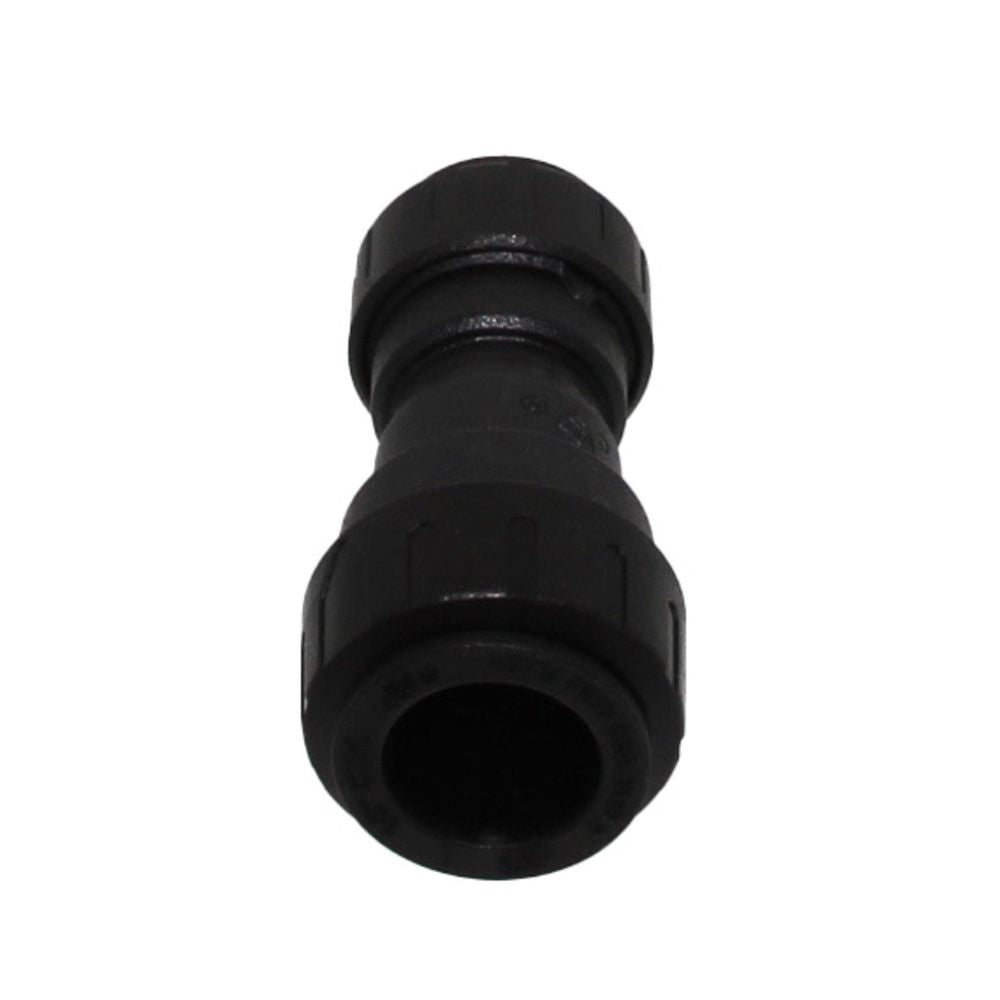 John Guest ProLock Black Coupler - 3/8 CTS
