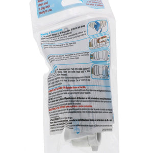 John Guest Plastic Angle Stop Adapter Valve Lead-Free - 3/8 x 3/8 x 3/8