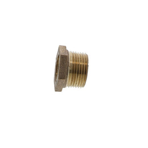 Lead Free Brass Hex Bushing - 1 MPT x 3/4 FPT