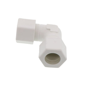 JACO 50-14-P-PG Polypropylene Union Elbow 7/8 OD Tube x 7/8 OD Tube