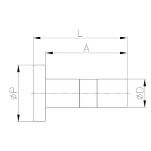 NeoFit - Acetal White Tube End Stop 3/8" tube