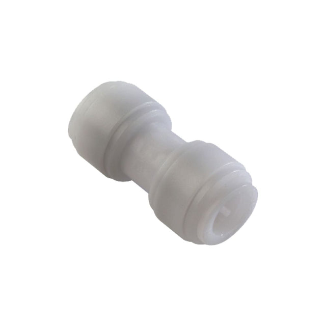 NeoFit - Acetal White Union Connector 8mm [5/16"] tube x 4mm [5/32"] tube