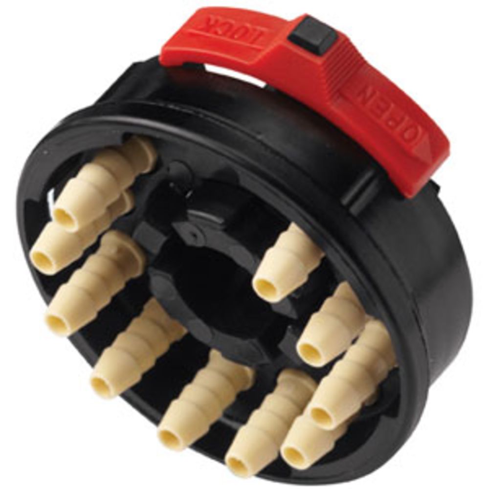 TMB100212 Non-Valved Hose Barb Coupling Insert with Male Fitting Inserts 1/8 ID Barb