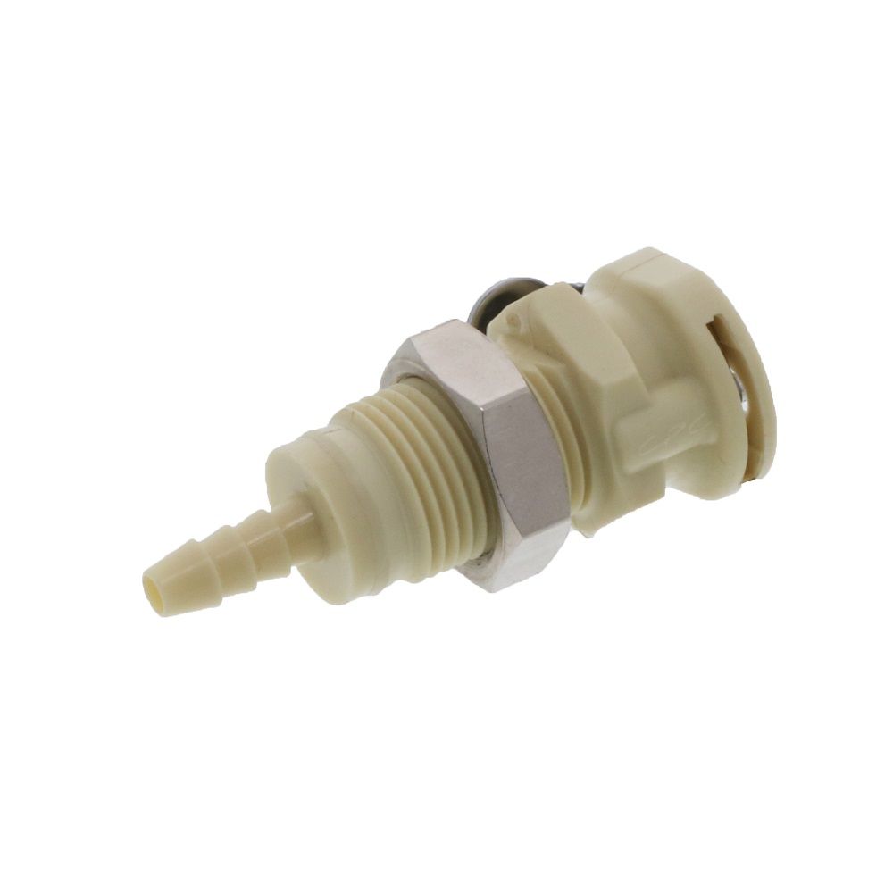 PMC160212 Panel Mount Hose Barb Coupling Body 1/8 ID Barb