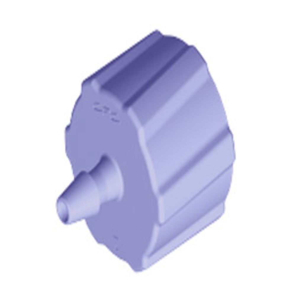LM2191 Luer Fitting Purple Tint Polycarbonate Male Luer X 1/16 HB