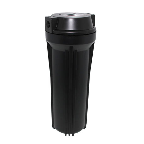 10" Neo-Pure SlimLine Water Filter Housing 3/8" Black/Black No Pressure Relief