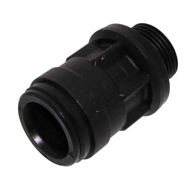 John Guest Male Connector BLACK ACETAL - 28mm x 1" BSP