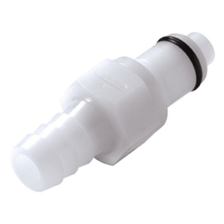 PLCD22006V Valved In-Line Hose Barb Coupling Insert 3/8 ID Barb Viton O-ring