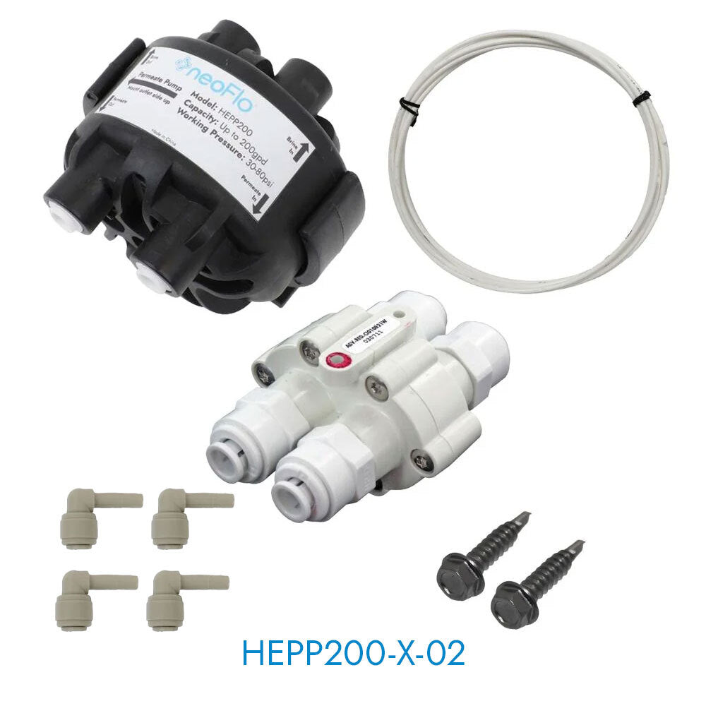 neoFlo HEPP200-X Permeate Pump for up to 200 GPD - Bundle Options
