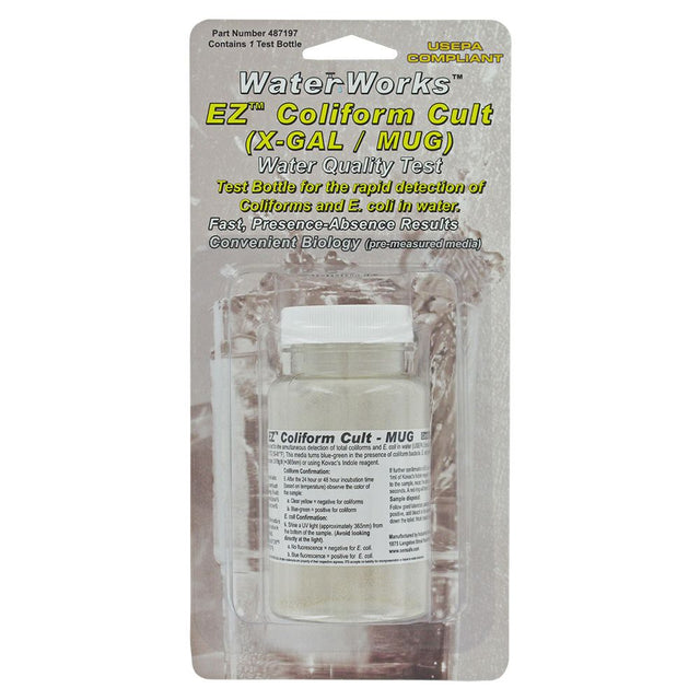 Waterworks EZ Coliform Cult - MUG 487197