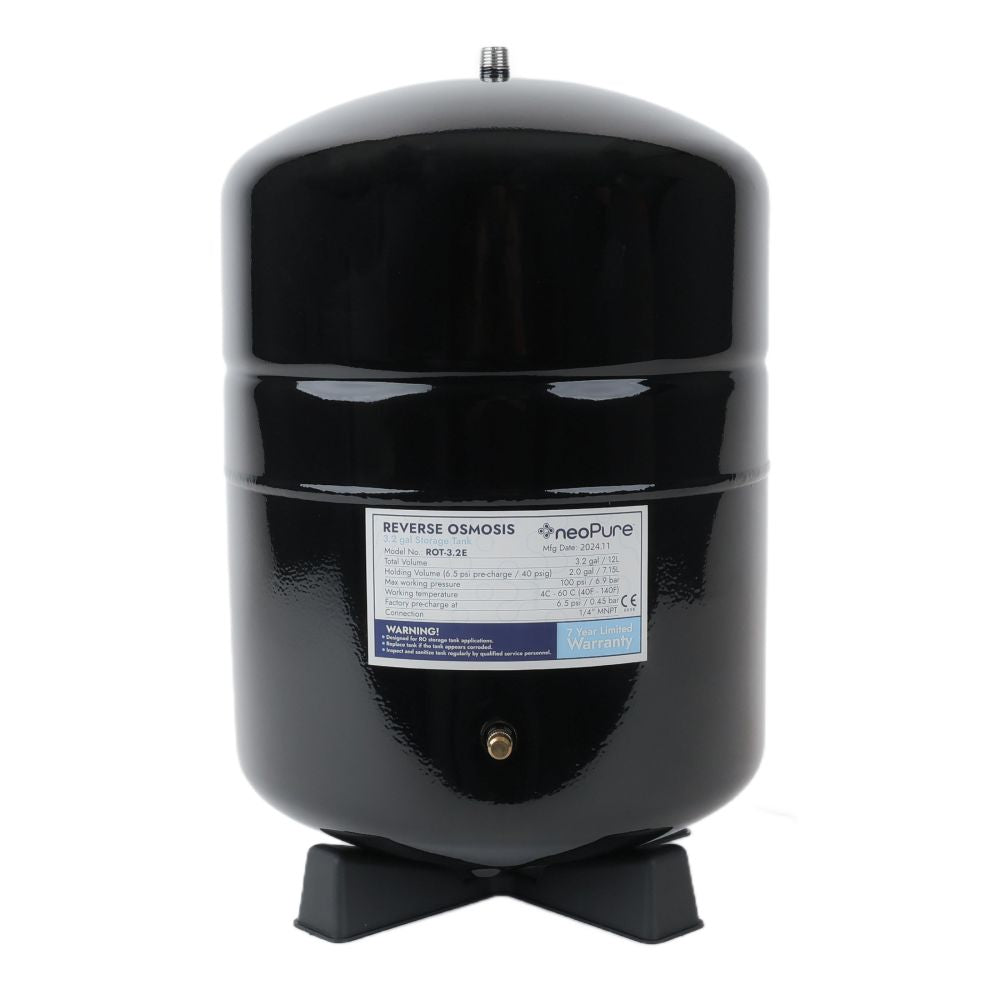 Neo-Pure Residential 4 Stage Full Solution RO System 25 GPD with Alkaline Remineralizer, Permeate Pump