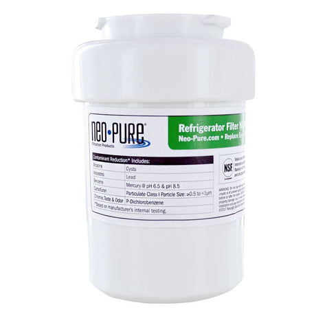 GE MWF Refrigerator Filter SmartWater Compatible Filter by Neo-Pure
