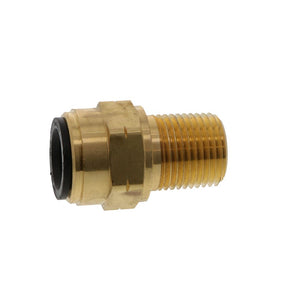 Watts AquaLock/SeaTech - Brass Male Connector - 15mm x 1/2 NPT