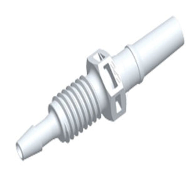 PMLM3130 Luer Fitting White Nylon Panel Mount Male Luer X 3/32 HB