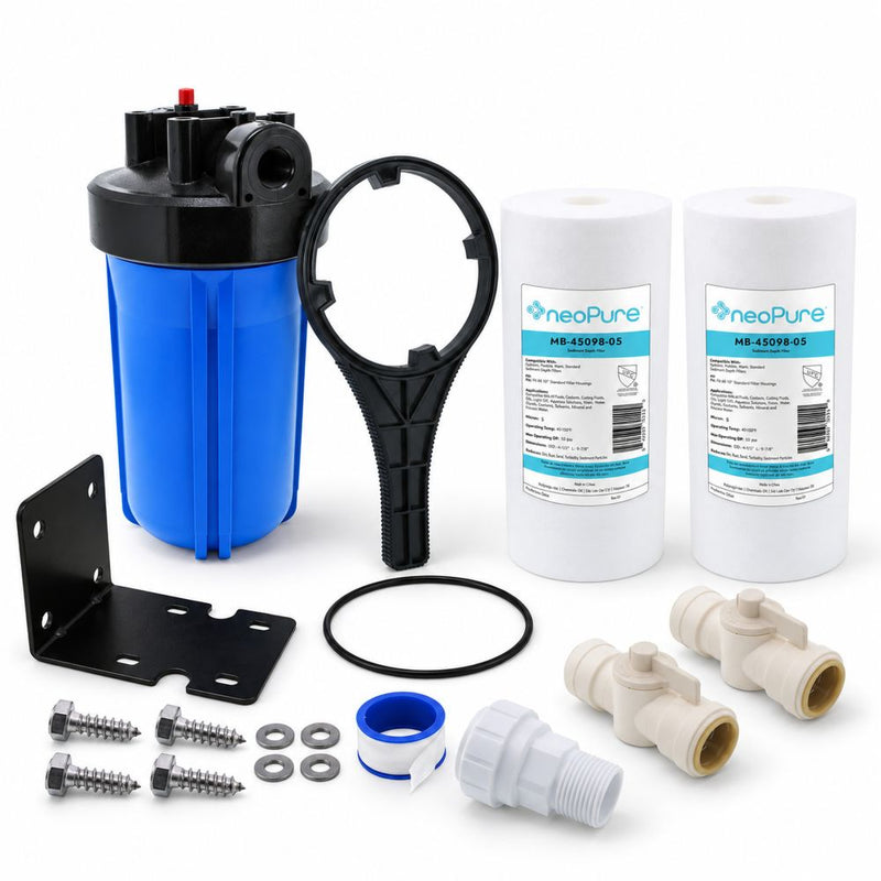 10" Heavy Duty Sediment Prefilter Kit - 1"
