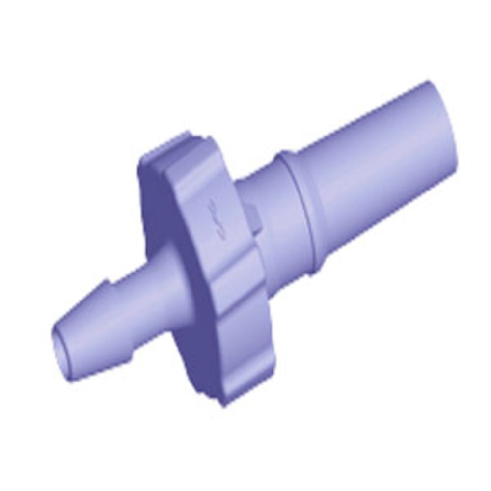 SLM3191 Luer Fitting Purple Tint Polycarbonate Male Slip Luer X 3/32 HB