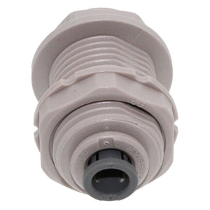 John Guest Bulkhead Union - 1/2 x 1/2