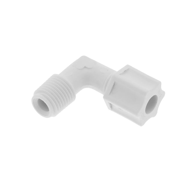 JACO 40-5-4-P-O Polypropylene Male Elbow 5/16 OD Tube x 1/4 MPT