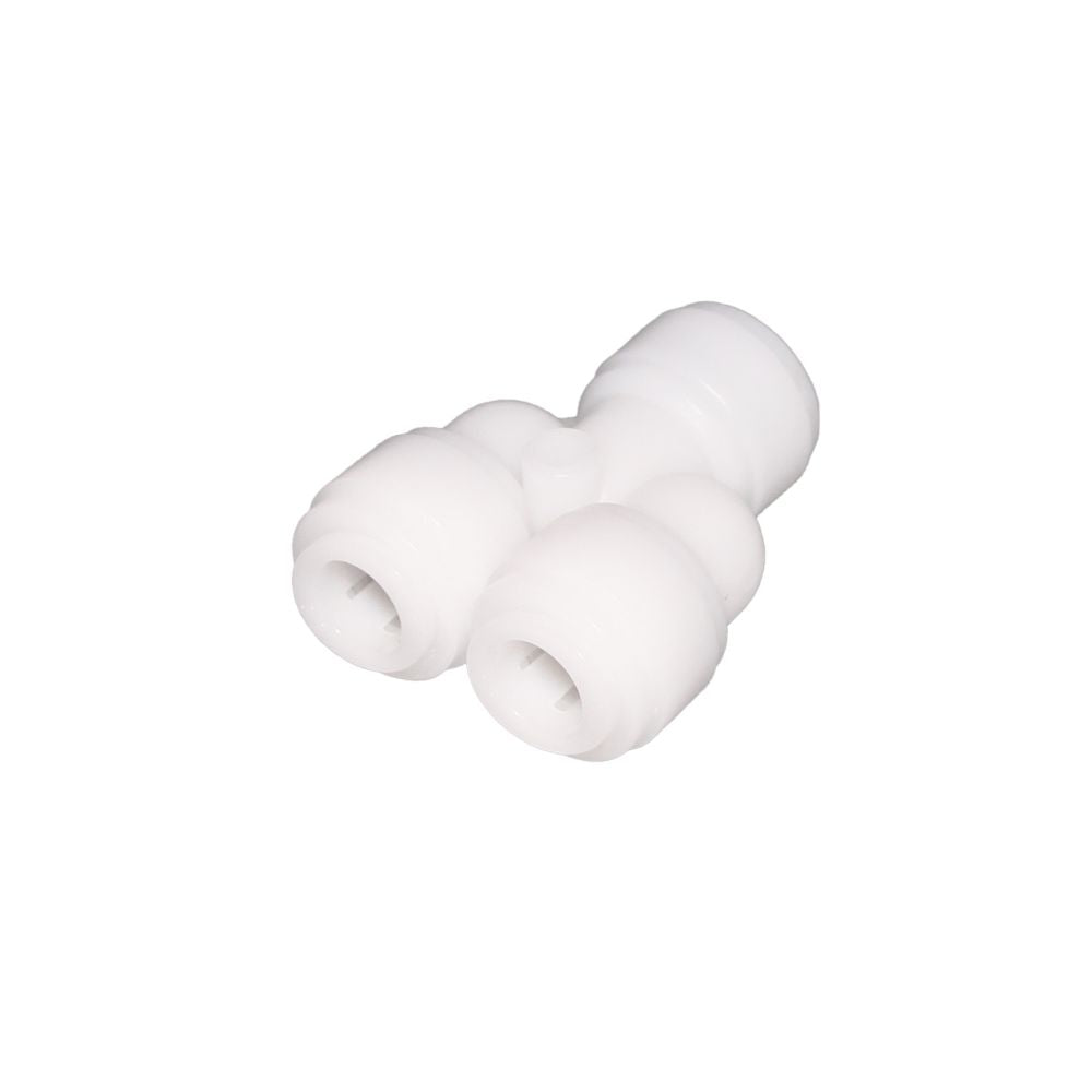 NeoFit - Acetal White Two Way Divider 3/8" in x 1/4" out