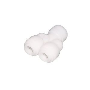 NeoFit - Acetal White Two Way Divider 3/8" in x 1/4" out