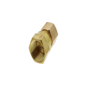 Brass Compression Female Connector 3/8 Compression x 3/8 FPT