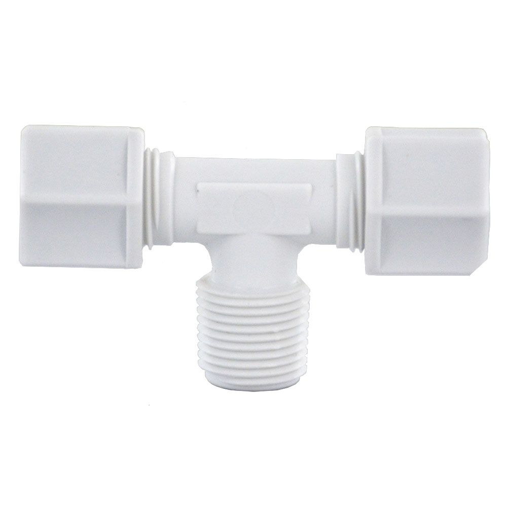 JACO 60-8-8-N-O Nylon Male Branch Tee 1/2 OD Tube x 1/2 MPT