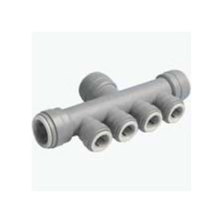 John Guest Manifold 4-Port Rail - 22mm x 15mm