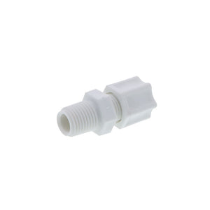 JACO 10-5-4-P-O Polypropylene Male Connector 5/16 OD Tube x 1/4 MPT