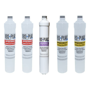 Neo-Pure Kwik Change Hollow Fiber Filter Replacement Kit for Watts WQCFU-T-13