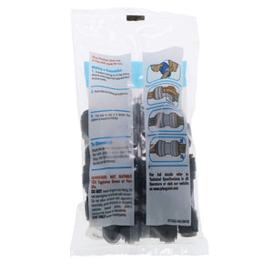 John Guest Union Tee Black Polypropylene - 3/8