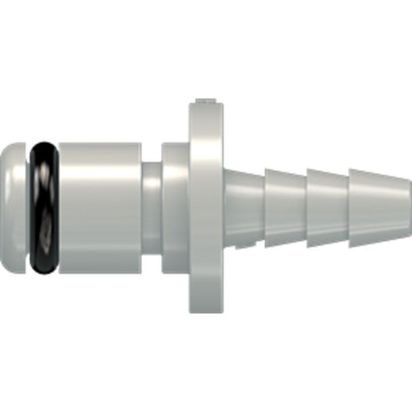 LinkTech 20PP Series Straight Male, Non-valved, 1/4" HB, Molded Grey Color, Polypropylene, EPDM