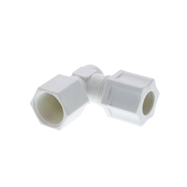 JACO 45-8-8-P-PG Polypropylene Female Elbow 1/2 OD Tube x 1/2 FPT